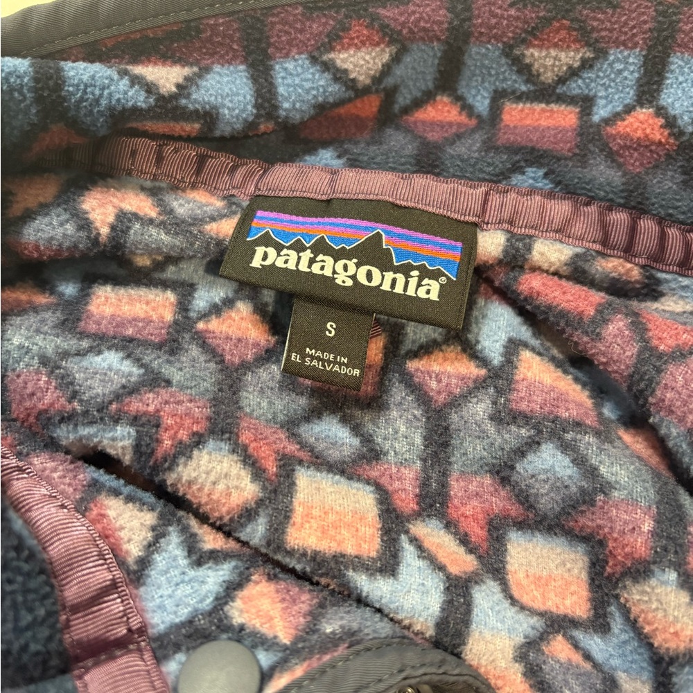 PATAGONIA Women's Micro D Snap-T Fleece Synchilla Pullover Sz S - Picture 11 of 13
